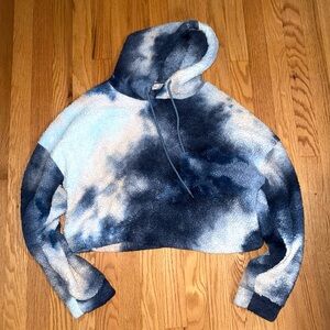 Cropped Hoodie Tie Dye